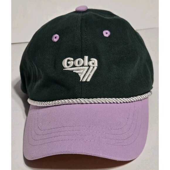 Gola x Anthropologie Womens Rope Dad Hat Green Purple Casual Strapback - Picture 1 of 4